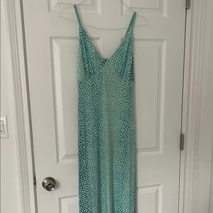 Ambrielle Polka Dot Maxi Dress